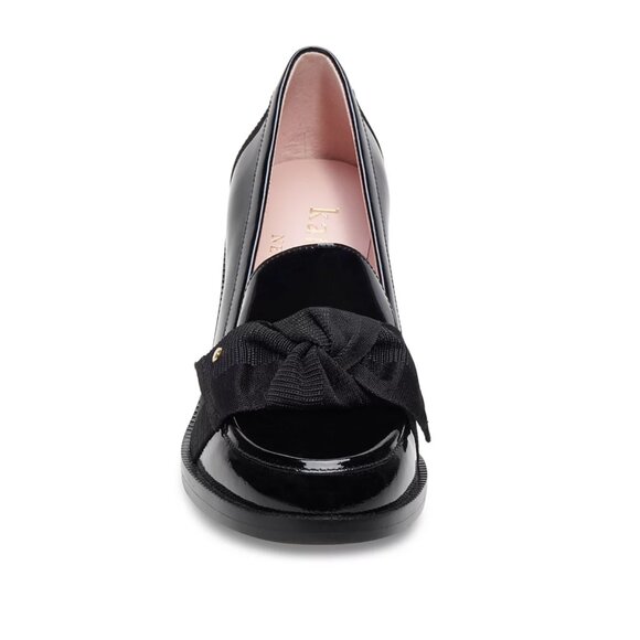 Kate Spade New York Women's Leandra Slip On Loafer High Heel Pumps Black - Picture 3 of 16